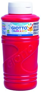 PINTURA DEDOS GIOTTO 750 ml ROJO