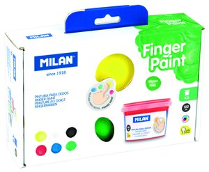 PINTURA DEDOS MILAN 40 ml SURTIDO C/6