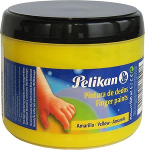 PINTURA DEDOS PELIKAN 500 ml AMARILLO