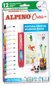 PINTURA CRISTAL ALPINO ESTUCHE de 12