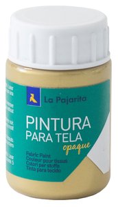 PINTURA TELA PAJARITA 35 ml MET.ORO REAL