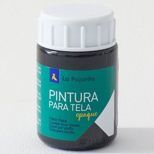 PINTURA TELA PAJARITA 35 ml TO-18 NEGRO