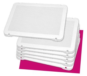 PLACA BLANCA PARA MOSAICOS DE 31X21cm