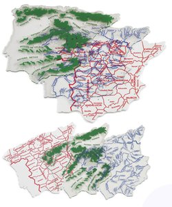PLANTILLAS FAIBO MAPA 15x12.5 F/P ESPAÑA