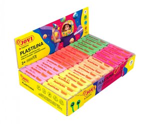 PLASTILINA JOVI 70 PAST. COL.FLUOR  C/30