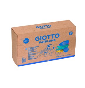 PLASTILINA PATPLUME 350GR C/16 PRIMARIOS