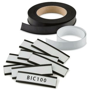 PORTAETIQUETAS MAGNETICO FAIBO 25mm B/10