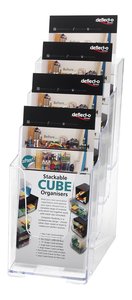 PORTAFOLLETOS DEFLECT-O 1/3 A4 4 COMP.CR