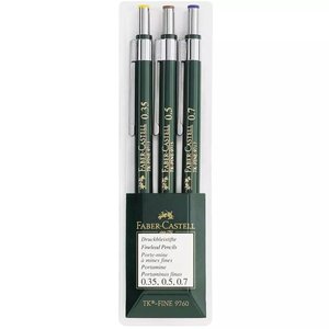PORTAMINAS FABER CAST. RETRO BOLSA D/3