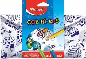 PORTATODO MAPED POUCH CON CONTENIDO