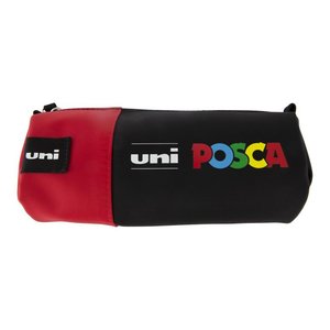 PORTATODO UNI-POSCA TELA ROJO