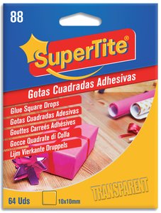 PUNTOS ADHESIVOS SUPERTITE CUAD. 64 uds