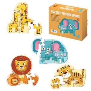 PUZLE DOHE PROG. 6 piezas ANIMALES