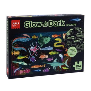 PUZZLE EDUCATIVO APLI FLUORESC.OCEANO