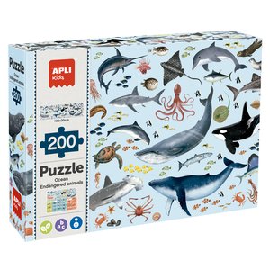 PUZZLE EDUCATIVO APLI MARINOS 200pz.