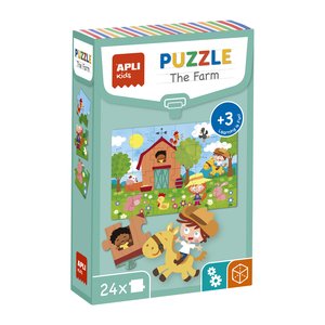 PUZZLE EDUCATIVO APLI LA GRANJA