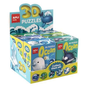 PUZZLE EDUCATIVO APLI 3D OCEANO E/6