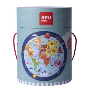 PUZZLE EDUCATIVO APLI MAPAMUNDI