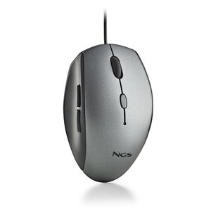 RATON NGS MOTH OPTICO USB-C GRIS