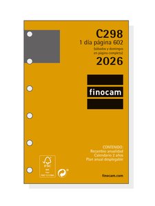 RECAM.AG.F. C298 CLASSIC 602 ANUAL D/P