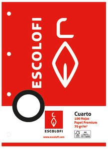 RECAMBIO ESCOLOFI 4º 100h 4 TAL. PT.2,5