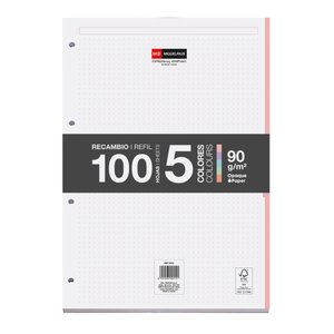 RECAMBIO MR NB-5 A4 100h 4 TAL. DOTS PAS