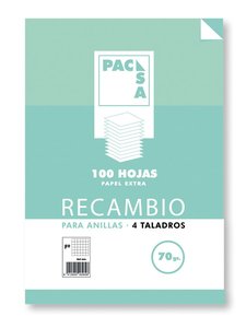 RECAMBIO PACSA Fº 100h 4 TAL. CD.4