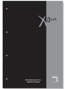 RECAMBIO PACSA A4 80h 4 TAL. CD.5 NEGRO
