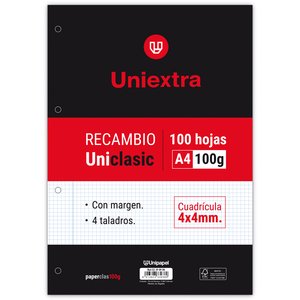 REC. UNIEXTRA UNICLASIC A4 100h CD4 C/M