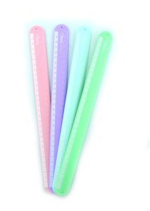 REGLA BLUSH SILICONA 30cm BOLSA DE 12