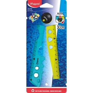 REGLA MAPED PLEGABLE CROC CROC 15/30cm