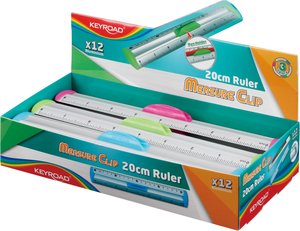 REGLA METALICA KEYROAD 20 cm