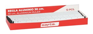 REGLA METALICA SAFTA 30 cm EXP.12