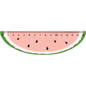 REGLA MADERA CENTRUM 15 CM FRUTA SURTIDO