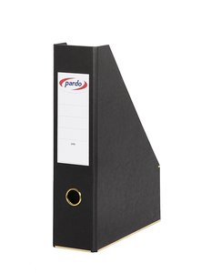 REVISTERO CARTON PARDO FORRADO NEGRO