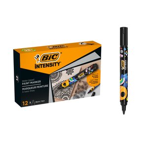 ROTUL.ACRILICO BIC CAJA 12 NEGRO