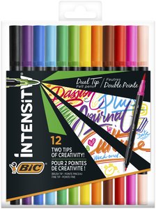 ROTULADOR BIC DUAL BRUSH C/12