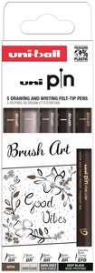 ROTUL.UNI PIN CALIBRADO BRUSH ART C/5