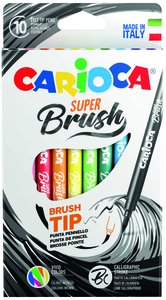 ROTUL.CARIOCA SUPER BRUSH CAJA 10