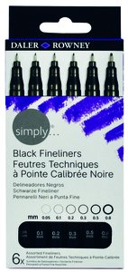 ROTUL.DALER ROWNEY FINELINER EST.6