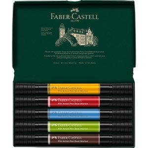 ROTUL.FABER C.PITT DUAL MARKER CAJ.5
