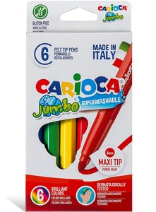 ROTUL.CARIOCA JUMBO ESTUCHE 6