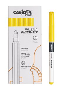 ROTUL.CARIOCA PLUS CAJA 12 AMARILLO