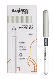 ROTUL.CARIOCA PLUS CAJA 12 GRIS