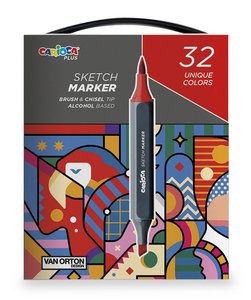 ROTUL.CARIOCA PLUS DOBLE SURTIDOS C/32