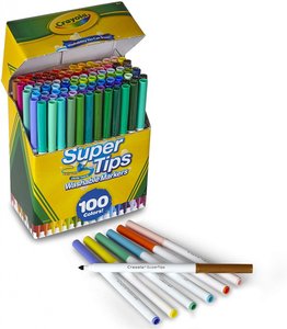 ROTUL.CRAYOLA LAVABLE SUPER CAJA 100