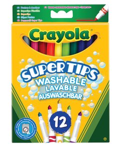 ROTUL.CRAYOLA LAVABLE SUPER CAJA 12
