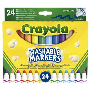 ROTUL.CRAYOLA LAVABLE P.MAXI CAJA 24