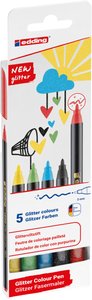 ROTUL.EDDING 1200 GLITTER BASICOS EST.5