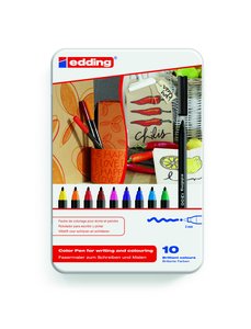 ROTUL.EDDING 1300 CAJA METAL de 10